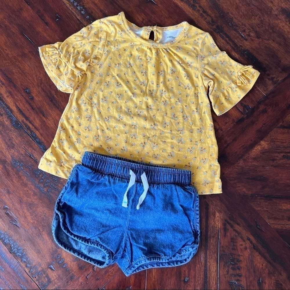 Carter’s shirt and shorts set size 3T